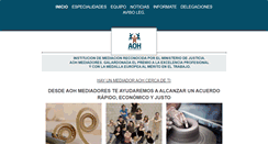 Desktop Screenshot of mediacionmercantil.org